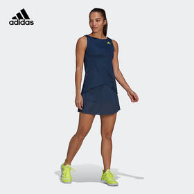 adidas阿迪达斯女子网球裙穆古拉扎21年澳网修身连衣裙子GH7599