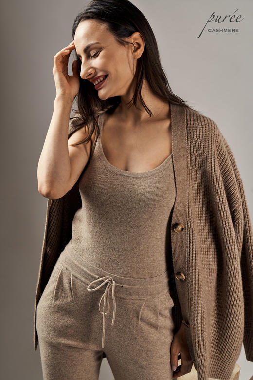 #2010 「FEEL AT HOME JOGGER」RECYCLED CASHMERE 束脚慢跑裤 商品图5