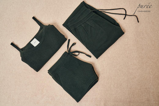 #1995「FEEL AT HOME DUO」RECYCLED CASHMERE 华夫格羊绒套装 商品图7