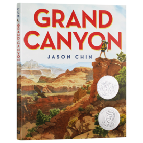 大峡谷 英文原版 儿童英语绘本 Grand Canyon 精装 2018年凯迪克银奖 英文版 进口原版书籍 Jason Chin