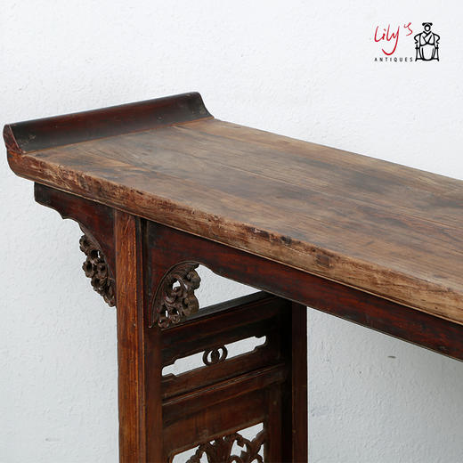 中式条案 供台 香案财神桌 复古佛台 家用贡桌 实木供奉桌 玄关神台柜 商品图4