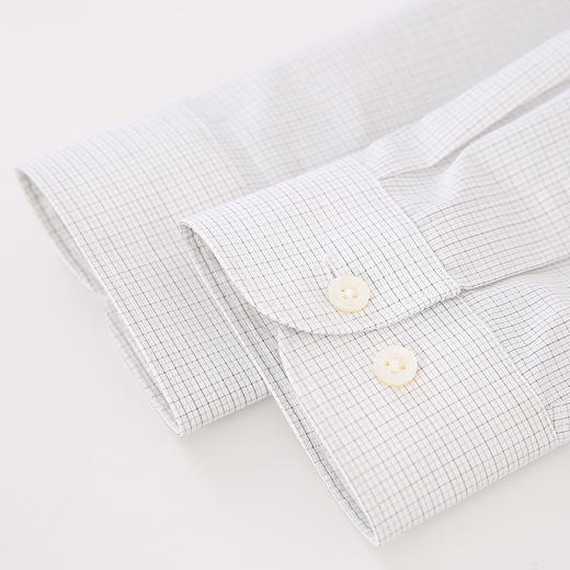 YvesFigarau伊夫·费嘉罗秋冬新款100%棉格纹正装职业上班穿长袖衬衫900308 商品图7