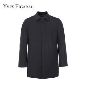 YvesFigarau伊夫·费嘉罗秋冬新款男装干部商务休闲时尚舒适男士翻领风衣900501