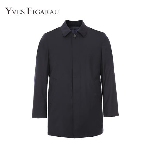 YvesFigarau伊夫·费嘉罗秋冬新款男装干部商务休闲时尚舒适男士翻领风衣900501 商品图0