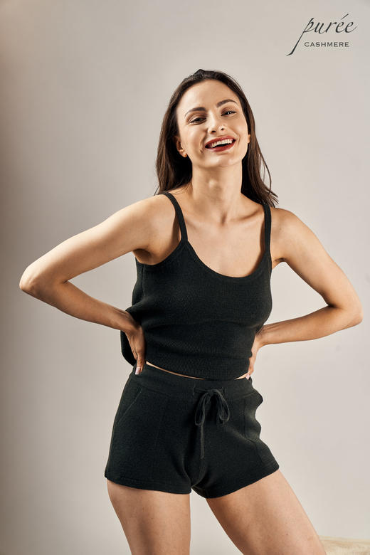 #1995「FEEL AT HOME DUO」RECYCLED CASHMERE 华夫格羊绒套装 商品图5