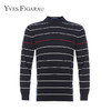 YvesFigarau伊夫·费嘉罗秋冬新款100%绵羊毛套头舒适保暖打底条纹休闲毛衣901101 商品缩略图2