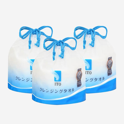 日本 ITO艾特柔 加厚纯棉洗脸巾 化妆棉 80节/卷 商品图8