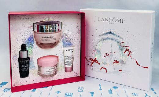 兰蔻圣诞水份缘套（水份缘面霜50ml+晚霜15ml+眼霜5ml+小黑瓶10ml)（265942） 商品图0