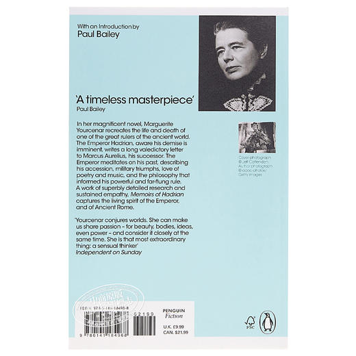 预售 【中商原版】哈德里安回忆录 英文原版 Memoirs of Hadrian  Marguerite Yourcenar  Penguin Classics 商品图1