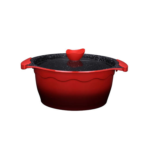【Amercook阿米尔】红色阿尔菲塔系列24CM汤锅 商品图1