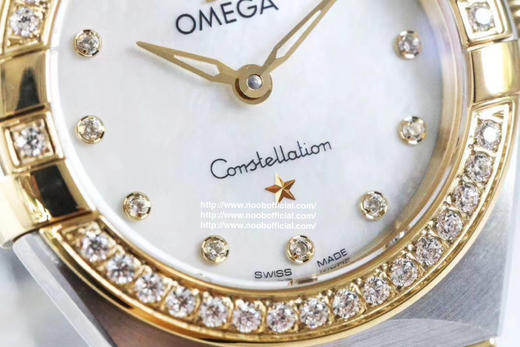 【璀璨星空，女神同款】GF厂 欧米茄 第五代星⁠座⁠系⁠列 25mm 瑞士石英女士腕表。整表经过了精致⁠的打磨处理⁠，表链的横向拉丝璀璨耀眼（白！亮！美！不是所有的不锈钢都叫精钢！） 商品图13