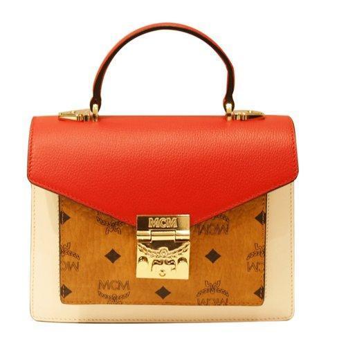 MCM PatriciaVisetos系列 女士时尚拼接经典印花手提包单肩包斜挎包女包MWE9SPA26 多色可选 商品图0