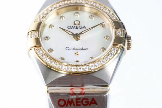 【璀璨星空，女神同款】GF厂 欧米茄 第五代星⁠座⁠系⁠列 25mm 瑞士石英女士腕表。整表经过了精致⁠的打磨处理⁠，表链的横向拉丝璀璨耀眼（白！亮！美！不是所有的不锈钢都叫精钢！） 商品图11