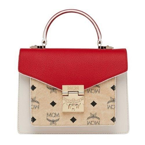 MCM PatriciaVisetos系列 女士时尚拼接经典印花手提包单肩包斜挎包女包MWE9SPA26 多色可选 商品图5