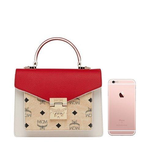 MCM PatriciaVisetos系列 女士时尚拼接经典印花手提包单肩包斜挎包女包MWE9SPA26 多色可选 商品图9