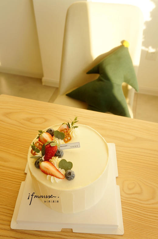 「经典」“一半”款 水果奶油蛋糕 商品图0