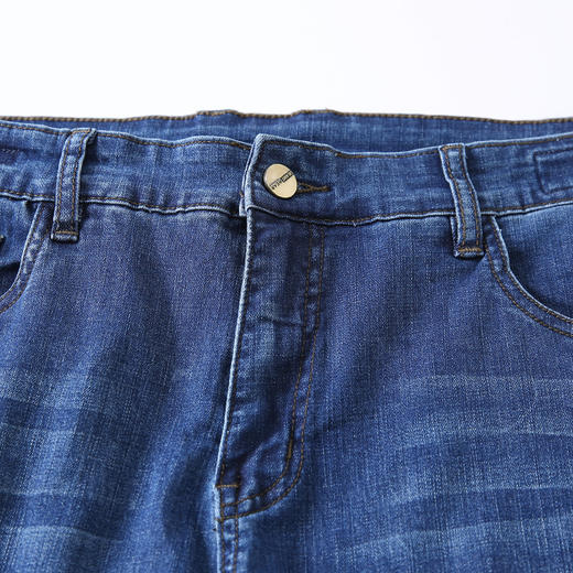  YvesFigarau伊夫·费嘉罗商务休闲直筒宽松弹力舒适长牛仔裤901471 商品图7