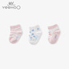 英氏婴儿宝宝透气薄款袜新生婴儿春秋幼儿袜3双装春秋款YIWCJ01018A01 商品缩略图0