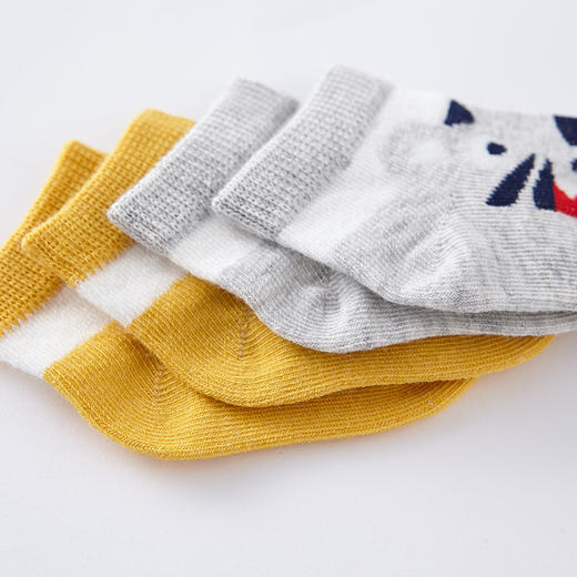 英氏婴儿宝宝透气薄款袜2双装新生婴儿春秋幼儿袜春秋款YIWCJ01016A01 商品图5
