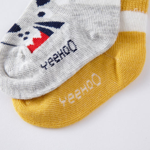 英氏婴儿宝宝透气薄款袜2双装新生婴儿春秋幼儿袜春秋款YIWCJ01016A01 商品图6