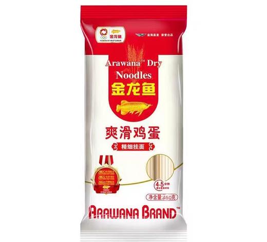 金龙鱼家常爽滑鸡蛋挂面450g 商品图0
