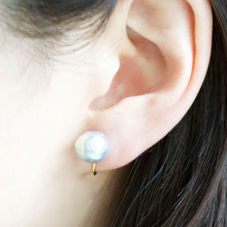 北京仓｜Shinkai-ChicChic-Akoya珍珠  耳夹［日本设计师］ 商品图3