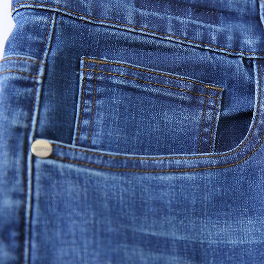  YvesFigarau伊夫·费嘉罗商务休闲直筒宽松弹力舒适长牛仔裤901471 商品图11