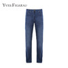  YvesFigarau伊夫·费嘉罗商务休闲直筒宽松弹力舒适长牛仔裤901471 商品缩略图5
