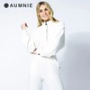 AUMNIE| 短款半开襟拉链卫衣 商品缩略图1