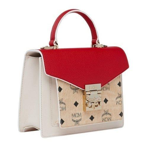 MCM PatriciaVisetos系列 女士时尚拼接经典印花手提包单肩包斜挎包女包MWE9SPA26 多色可选 商品图6