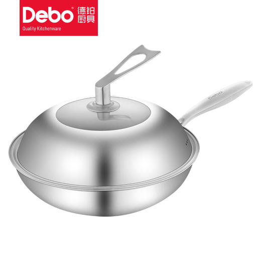 Debo 德铂304不锈钢蜂窝炒锅多用锅 商品图1