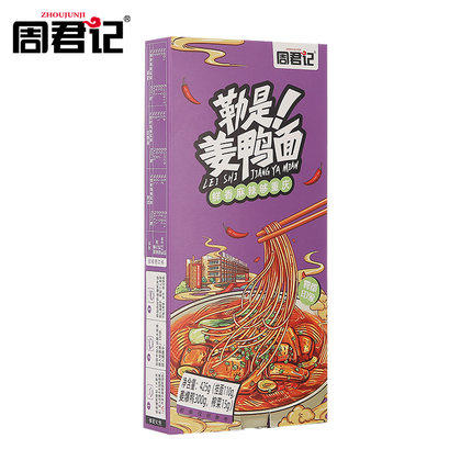 周君记姜鸭面地道重庆小面425g 商品图2