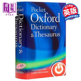 预售 【中商原版】牛津美国英语词典与同义词词典 英文原版 Pocket Oxford American Dictionary & Thesaurus