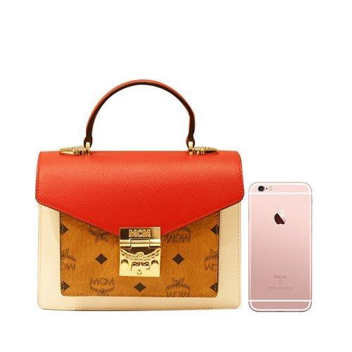 MCM PatriciaVisetos系列 女士时尚拼接经典印花手提包单肩包斜挎包女包MWE9SPA26 多色可选 商品图4