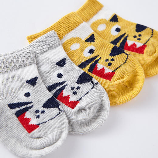 英氏婴儿宝宝透气薄款袜2双装新生婴儿春秋幼儿袜春秋款YIWCJ01016A01 商品图2