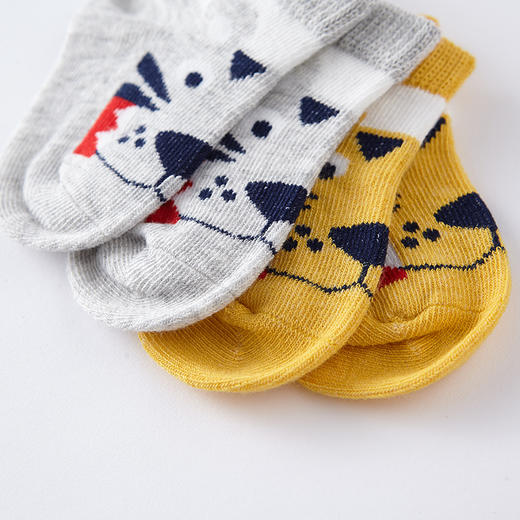英氏婴儿宝宝透气薄款袜2双装新生婴儿春秋幼儿袜春秋款YIWCJ01016A01 商品图3