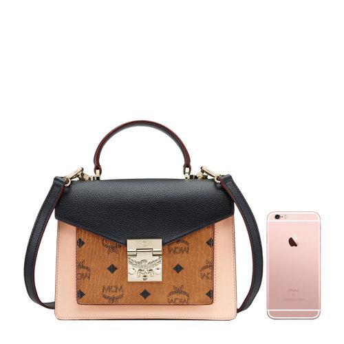 MCM PatriciaVisetos系列 女士时尚拼接经典印花手提包单肩包斜挎包女包MWE9SPA26 多色可选 商品图14