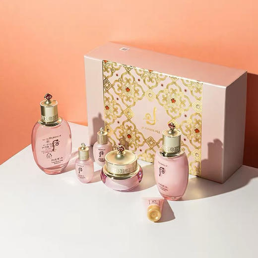 韩国 WHOO后 拱辰享水沄保湿6件套 套盒 (精华水150ml+20ml+乳110ml+20ml+面霜30ml+洗面奶13ml) 商品图2