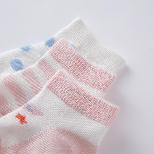 英氏婴儿宝宝透气薄款袜新生婴儿春秋幼儿袜3双装春秋款YIWCJ01018A01 商品图1