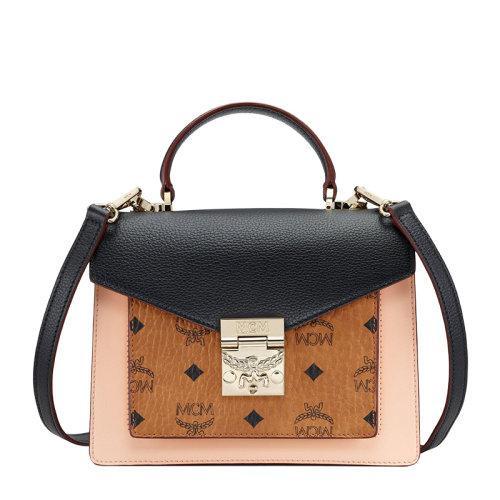 MCM PatriciaVisetos系列 女士时尚拼接经典印花手提包单肩包斜挎包女包MWE9SPA26 多色可选 商品图10