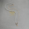 Spoiledbrat Jewelry 米珍珠半链Pretzel项链 商品缩略图0