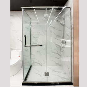 亮光白玻淋浴房