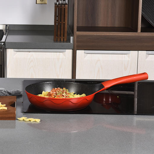 【Amercook阿米尔】红色阿尔菲塔系列26CM煎盘 商品图4