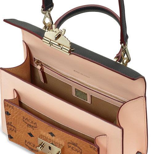 MCM PatriciaVisetos系列 女士时尚拼接经典印花手提包单肩包斜挎包女包MWE9SPA26 多色可选 商品图13