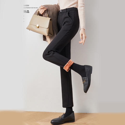 裁缝学苑AG117 加绒女裤子纸样女士直筒高腰休闲西装裤打版裁剪图 商品图3