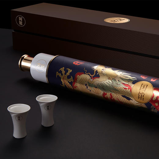 国馆·卷轴中国 酱香型龙纹礼盒装 53%vol 500ml×2 酱香型白酒 商品图1