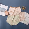 女士彩纱莫代尔大版蕾丝花边撞色印花三角内裤2897/2925/2917/2909 商品缩略图6