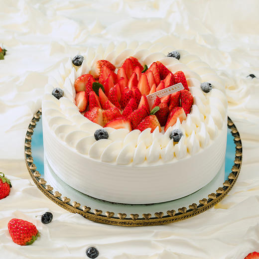 【草莓季】草莓雪域圆舞曲-大块草莓果肉鲜甜多汁（赣州） 商品图1