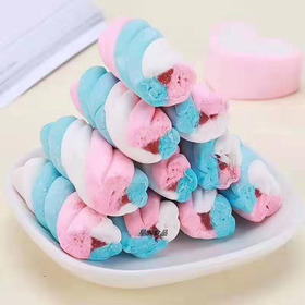 多胜喵妮卡爱心棉花糖158g袋芒果味软糖休闲零食-随机发货-会员6折-图片仅供参考