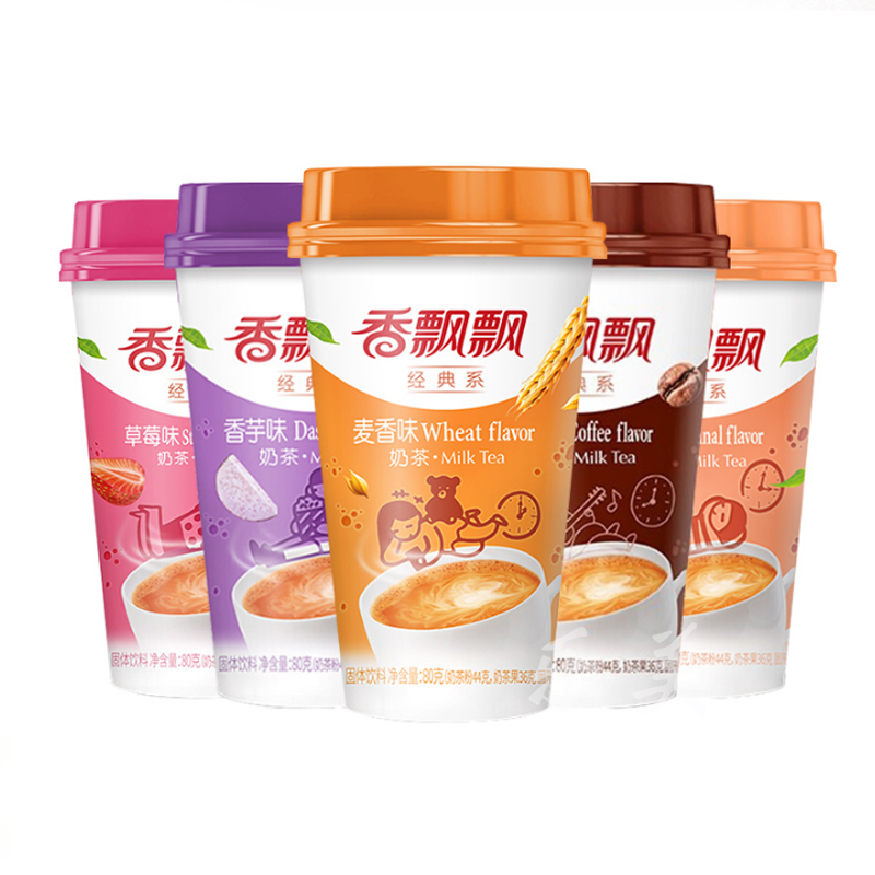 香飘飘奶茶冲饮杯三连瓶装